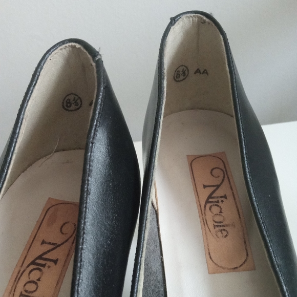 👠🖤Black Open Toe Heels | Nicole | Size 8.5 - Picture 7 of 13